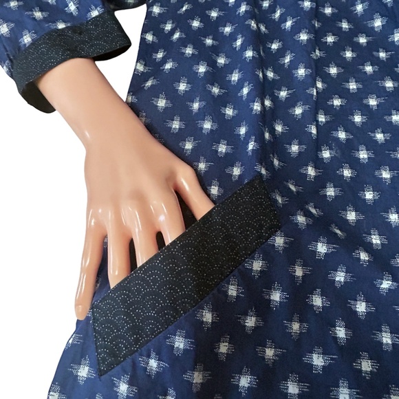 Madewell Daryl K Bonnie Tunic Dress Pockets All Over Print Generous sizing NWOT - Picture 13 of 16